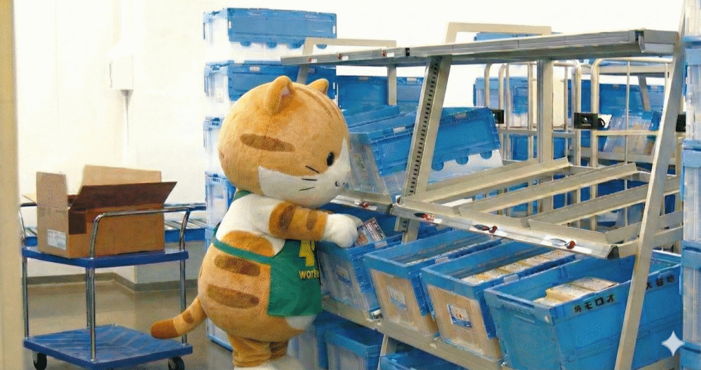 【人気の夜勤現場】ベビー用品を箱に仕分けるお仕事